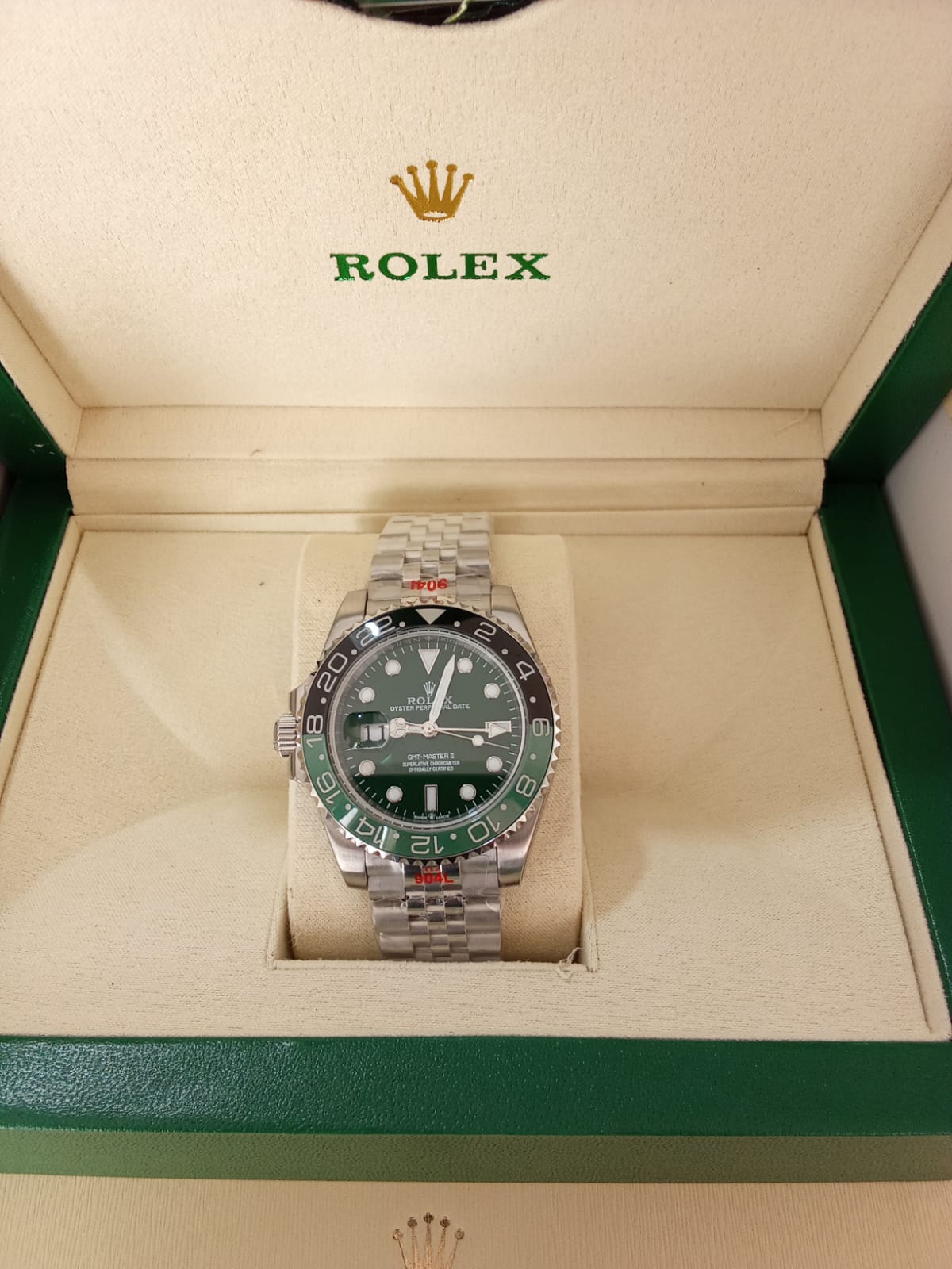 GMT MASTER II SPRITE FONDO VERDE JUBILE