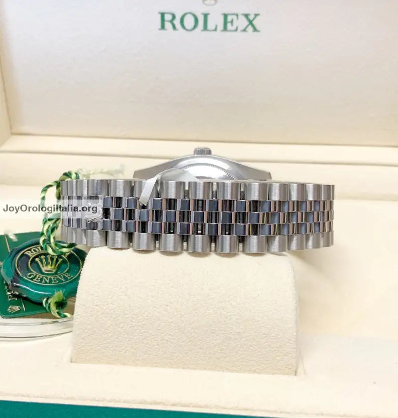 Datejust 36mm acciaio Grigio con brillantini