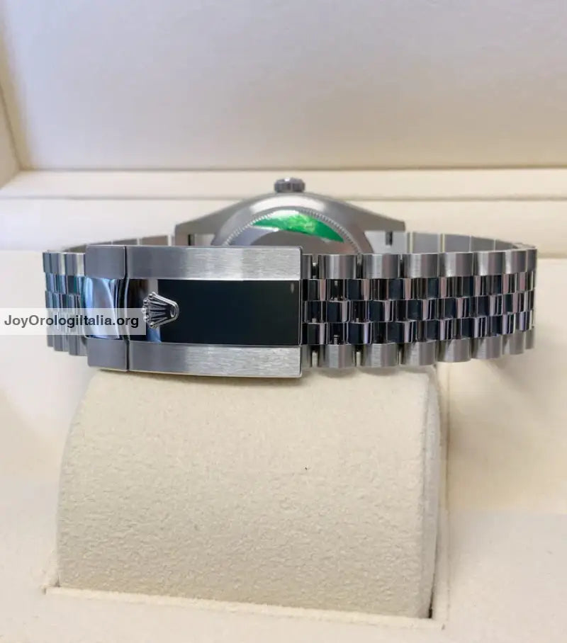 Datejust 36mm acciaio nero con brillantini