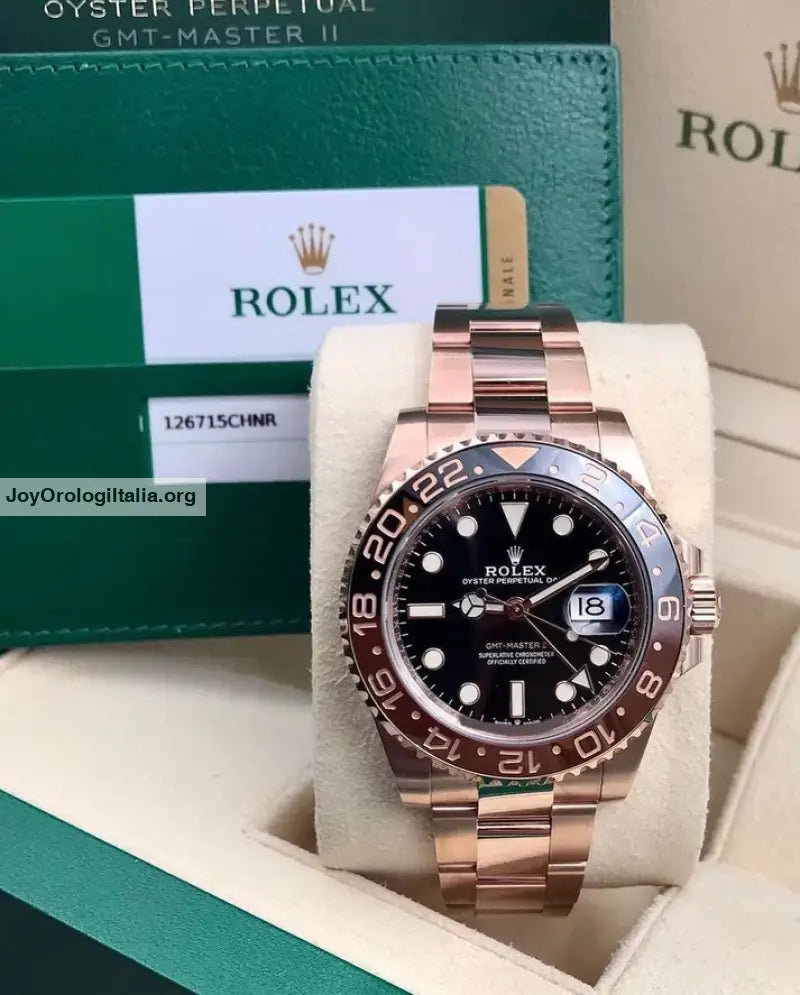 GMT MASTER II ORO ROSA