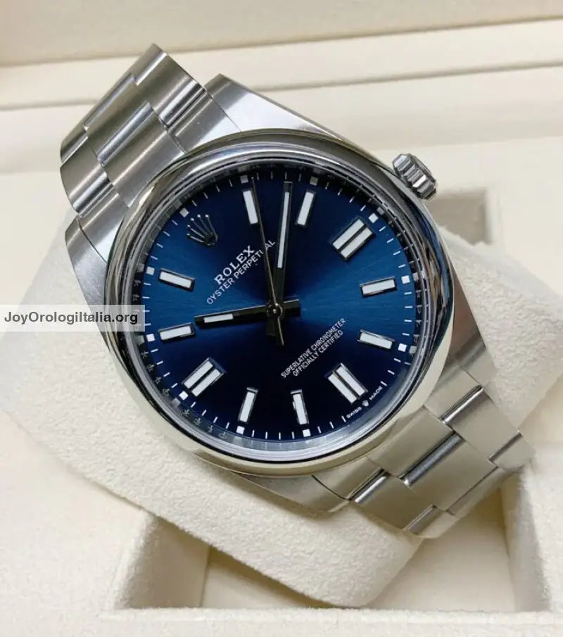 Oyster perpetual 41mm blu
