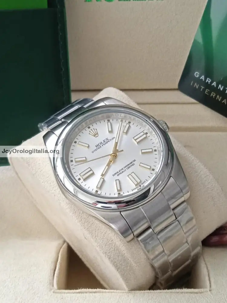 Oyster perpetual 41mm silver
