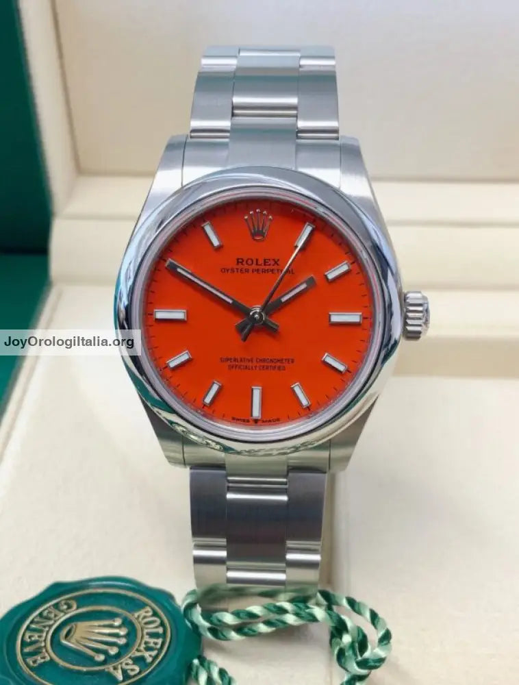 Oyster Perpetual Coral Dial 36mm