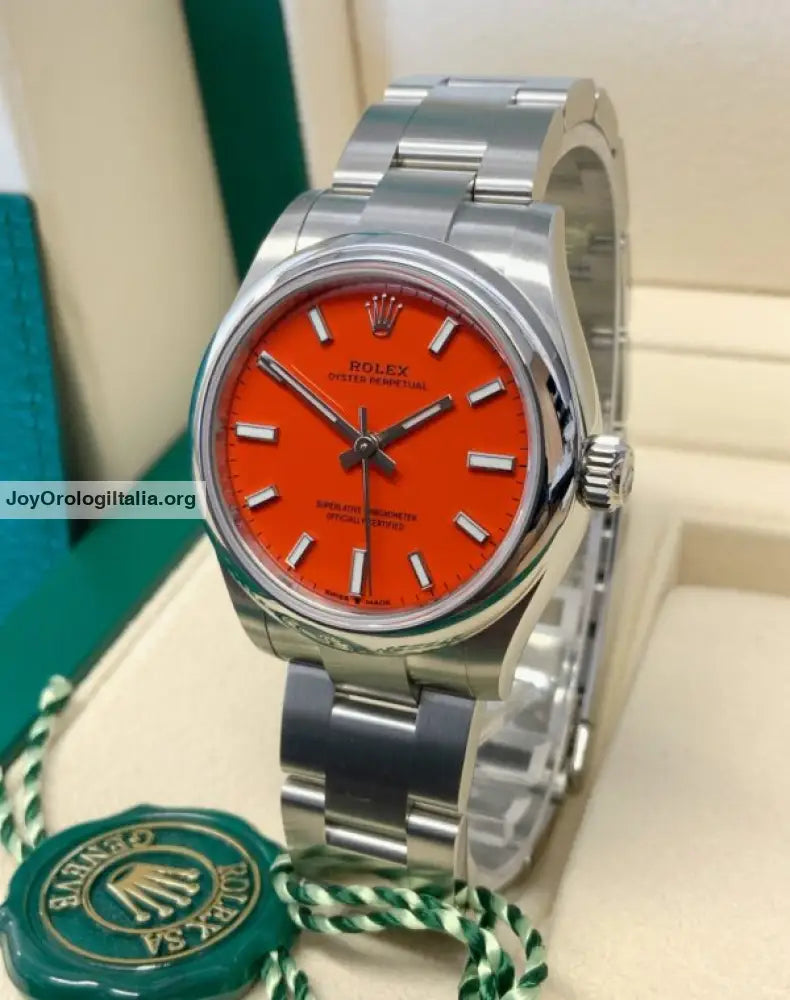 Oyster Perpetual Coral Dial 36mm