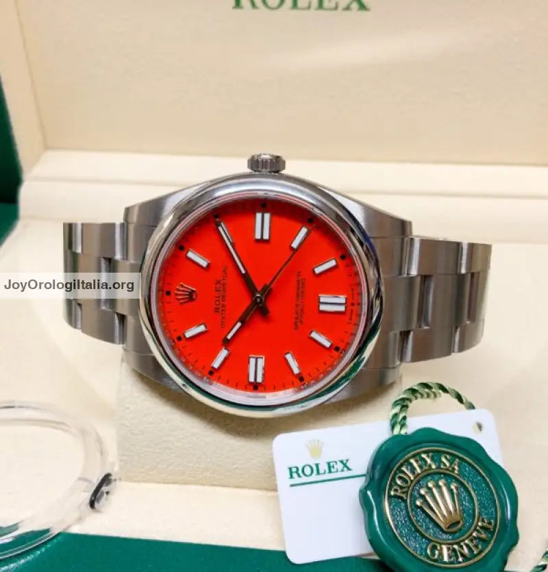 Oyster Perpetual Coral Dial 41mm