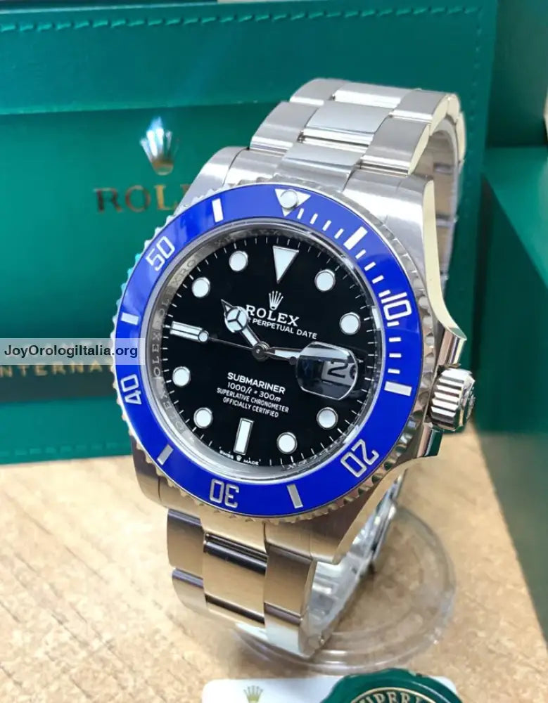 Submariner date lunetta blu