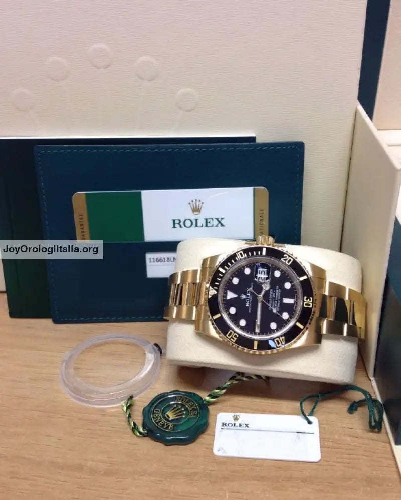 Submariner Oro Giallo Black