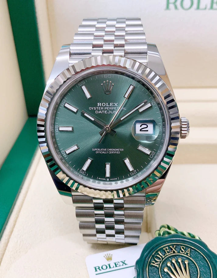 Datejust 41mm jubile Mint Green