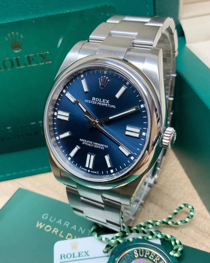 Oyster perpetual 36mm blu