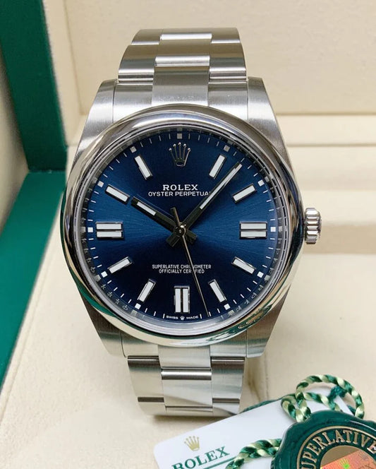 Oyster perpetual 36mm blu