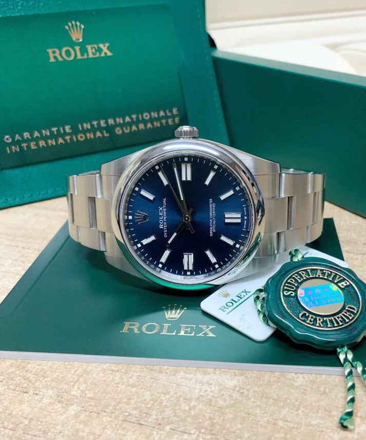 Oyster perpetual 36mm blu