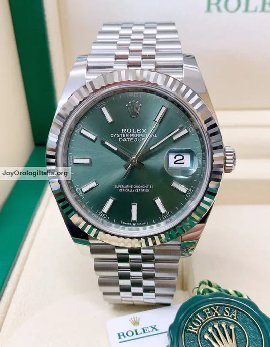 Datejust 41mm jubile Mint Green