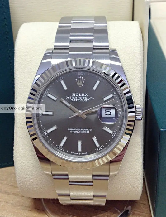 Datejust 41mm Rhodium Oyster