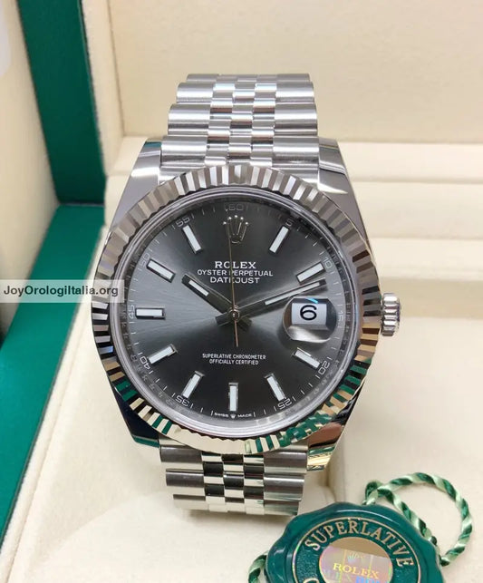 Datejust Rhodium 41mm Jubile