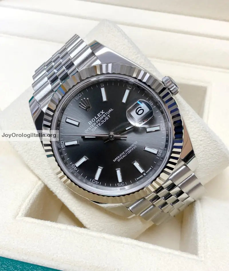 Datejust Rhodium 41mm Jubile