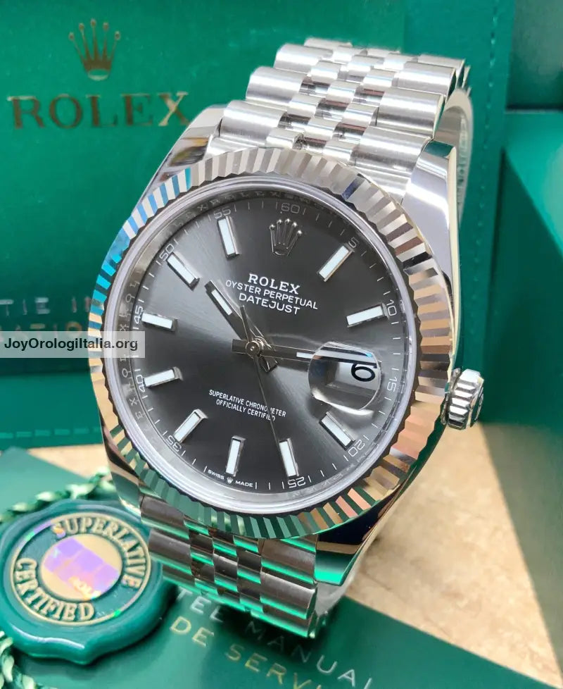 Datejust Rhodium 41mm Jubile