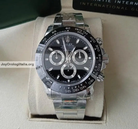Daytona acciaio crono ceramica nero