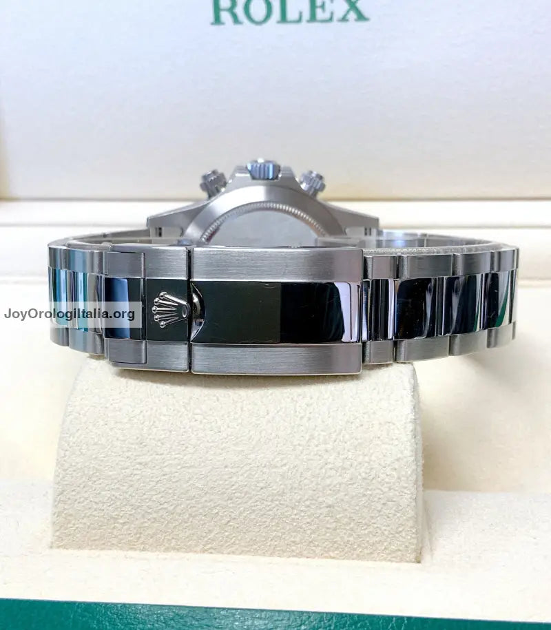 Daytona acciaio crono classico bianco