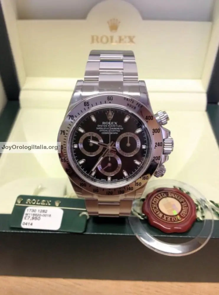 Daytona Crono Acciaio Classico Nero