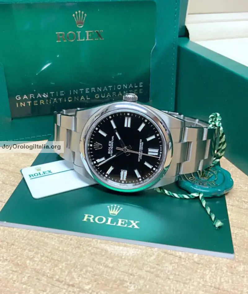 Oyster perpetual 41mm nero