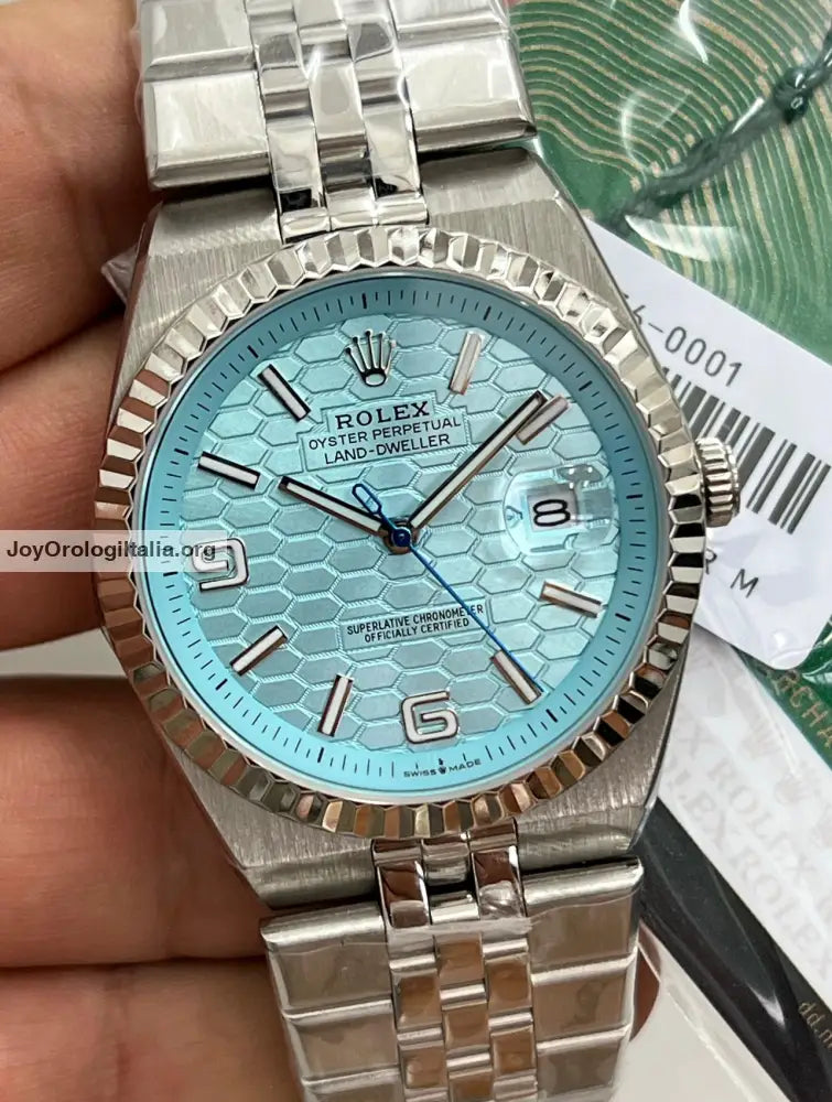 Rolex Land-Dweller Ice Platinum 40mm