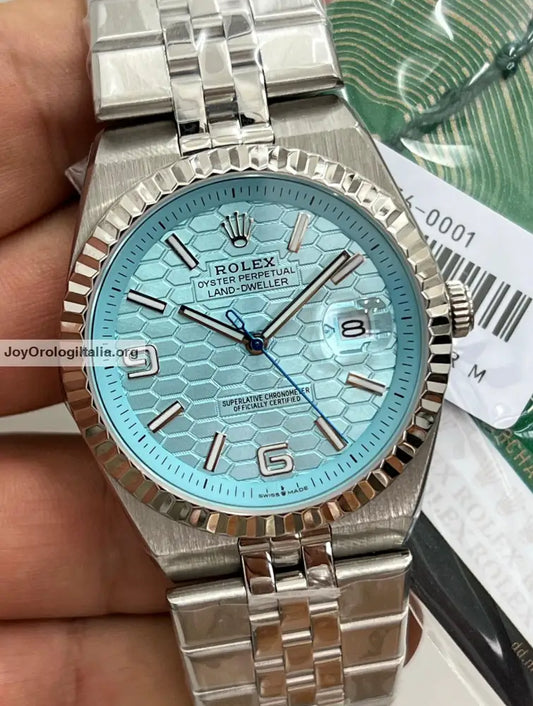 Rolex Land-Dweller Ice Platinum 40mm