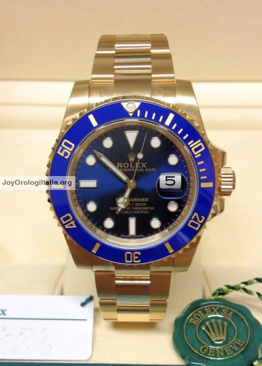 Submariner Oro Giallo Blue