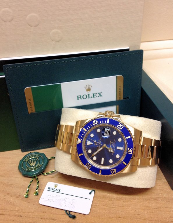 Submariner Oro Giallo Blue