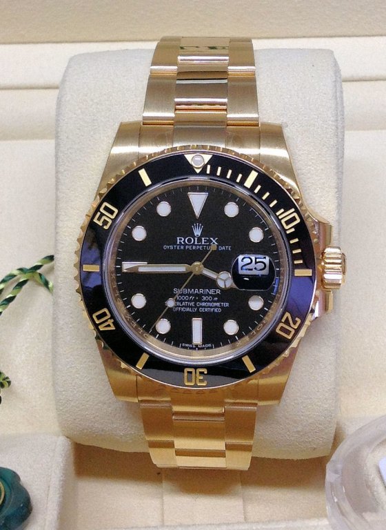 Submariner Oro Giallo Black